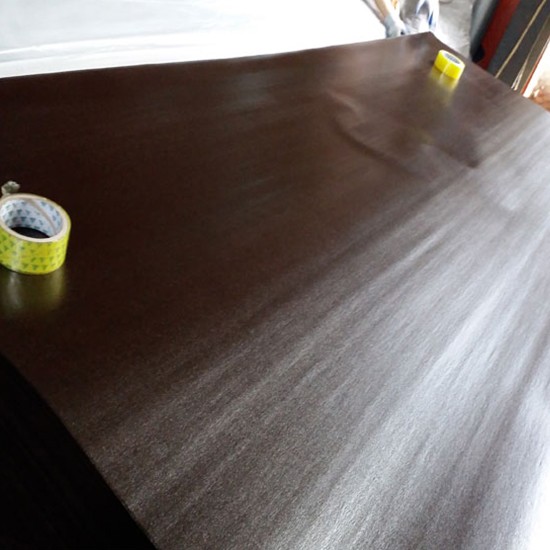 brown plywood surface film