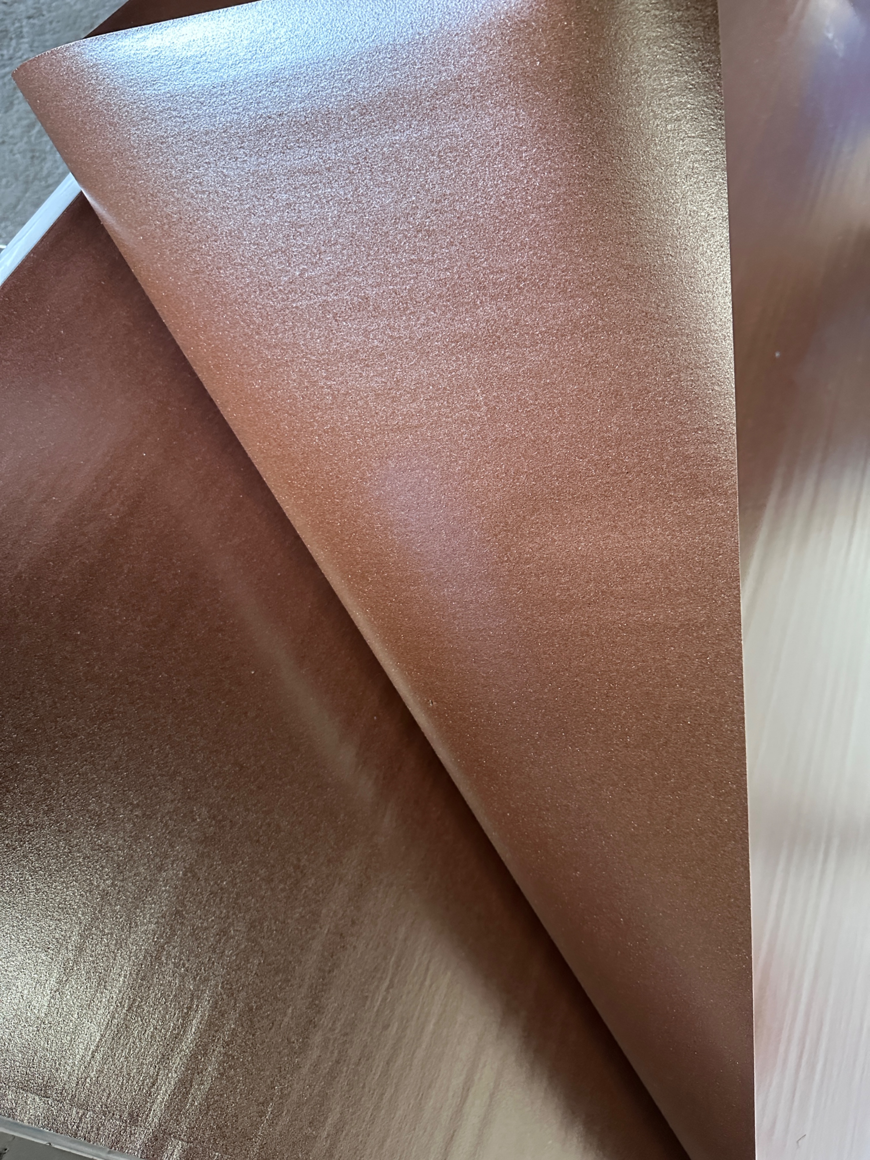 brown plywood surface film